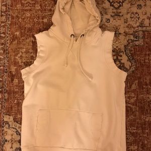 Free People Sleeveless Hoodie